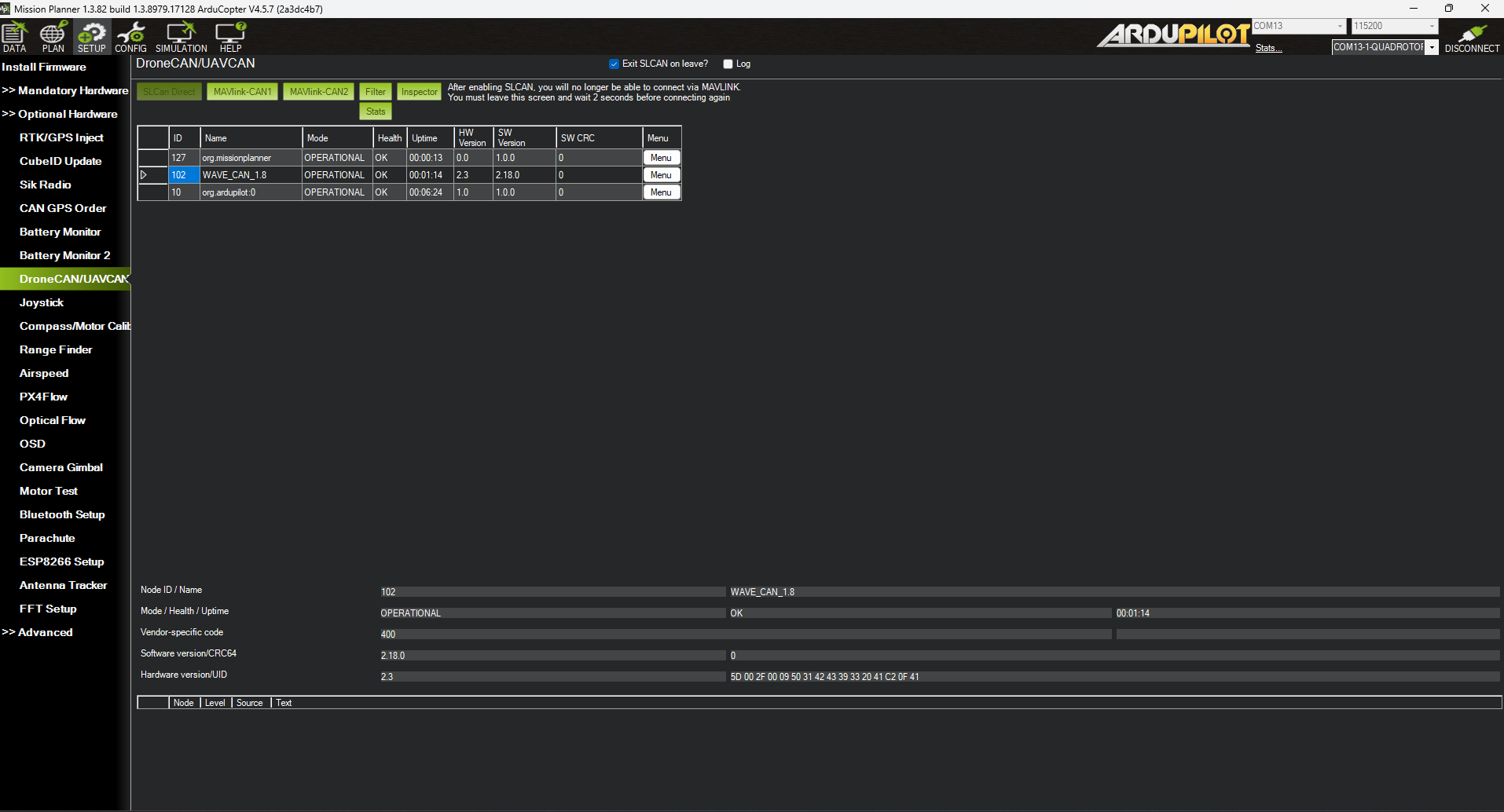 Wave ESC and Flight Controller Setup
